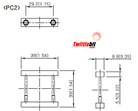 PC2A-33A002 Dimensions